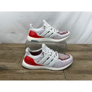 Adidas Ultra Boost 2.0 Multicolor White Red Mens Running Shoes BB3911 Size 11.5